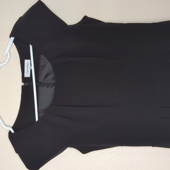 Calvin Klein Classic Black Midi Dress Size 4 - Picture 3 of 11